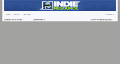 Desktop Screenshot of indie-resource.com